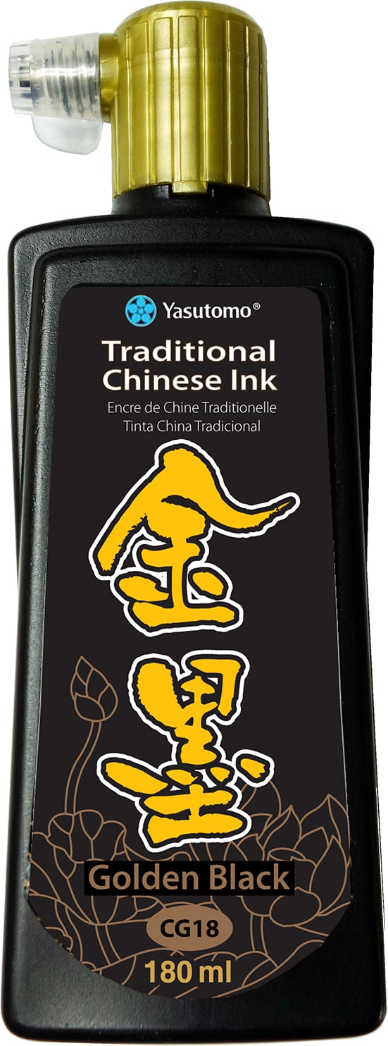 CHINESE INK 180ML METALLIC GOLD