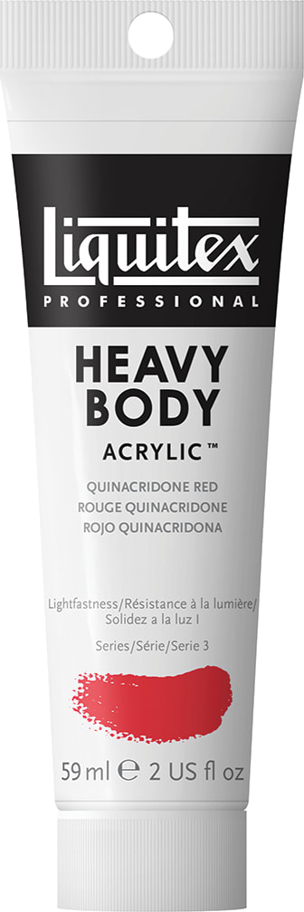 Heavy Body Acrylic 2oz Quinacrodone Red