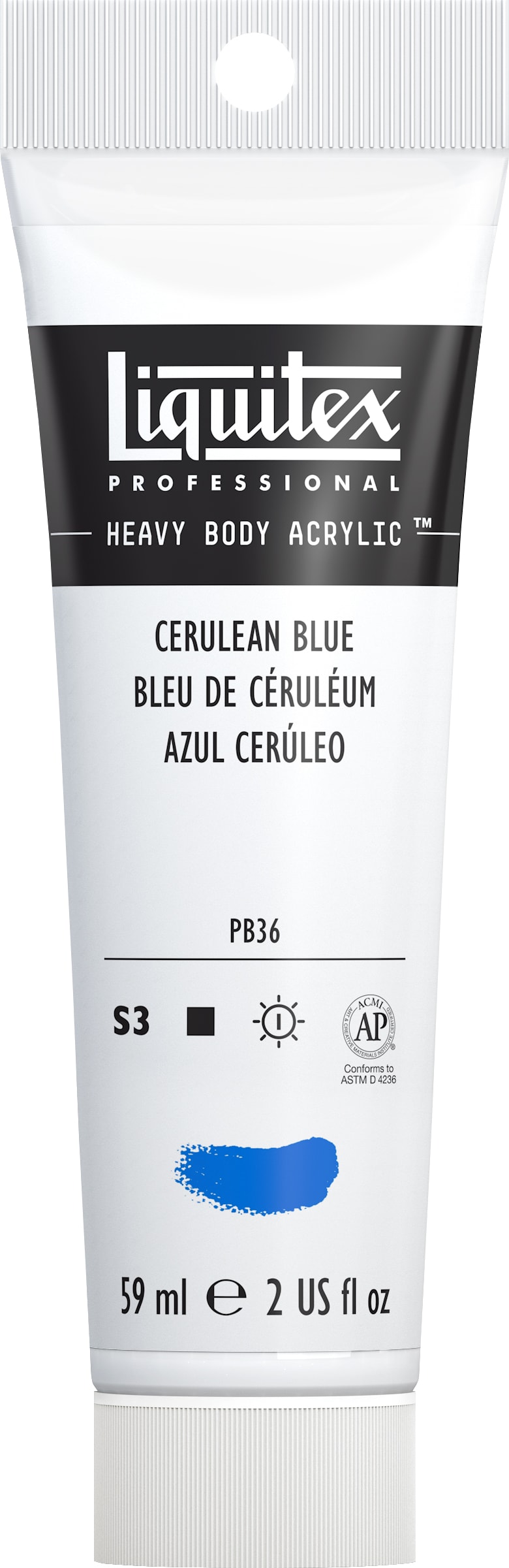 Heavy Body Acrylic 2oz Cerulean Blue