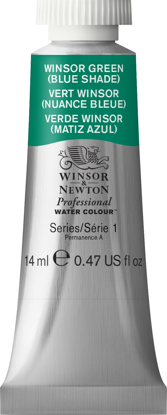Professional Watercolor 14mL Winsor Green Blue Shade