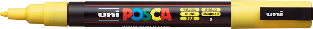 POSCA PAINT MARKER PC-3M FINE YELLOW