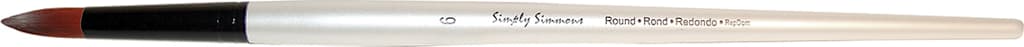 SIMPLY SIMMONS BRUSH EXTRA FIRM ROUND 6 LONG HANDLE