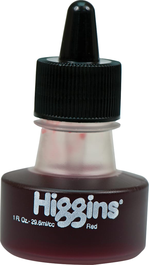 HIGGINS INK RED SCARLET 1 OZ
