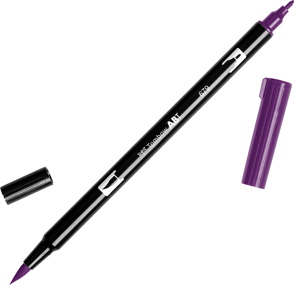 ABT DUAL BRUSH 679 DARK PLUM