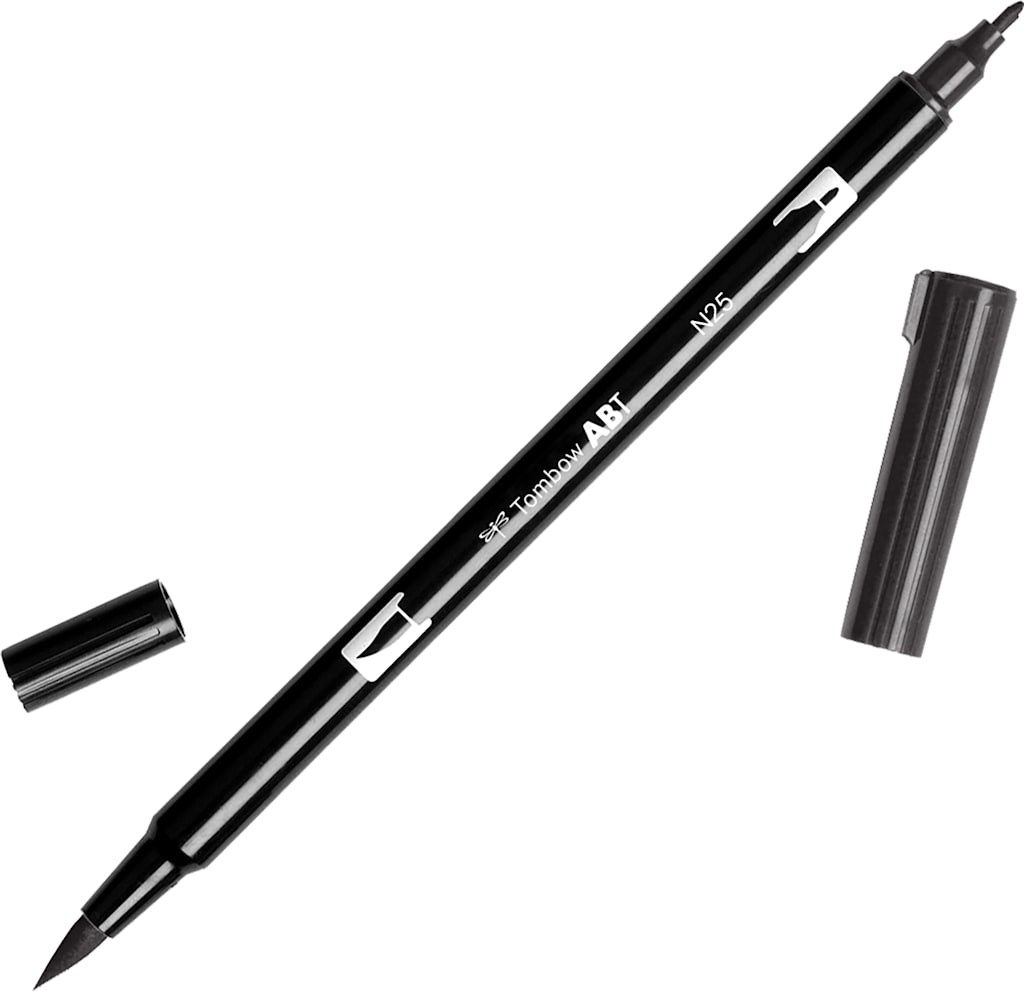 ABT DUAL BRUSH N25 LAMP BLACK