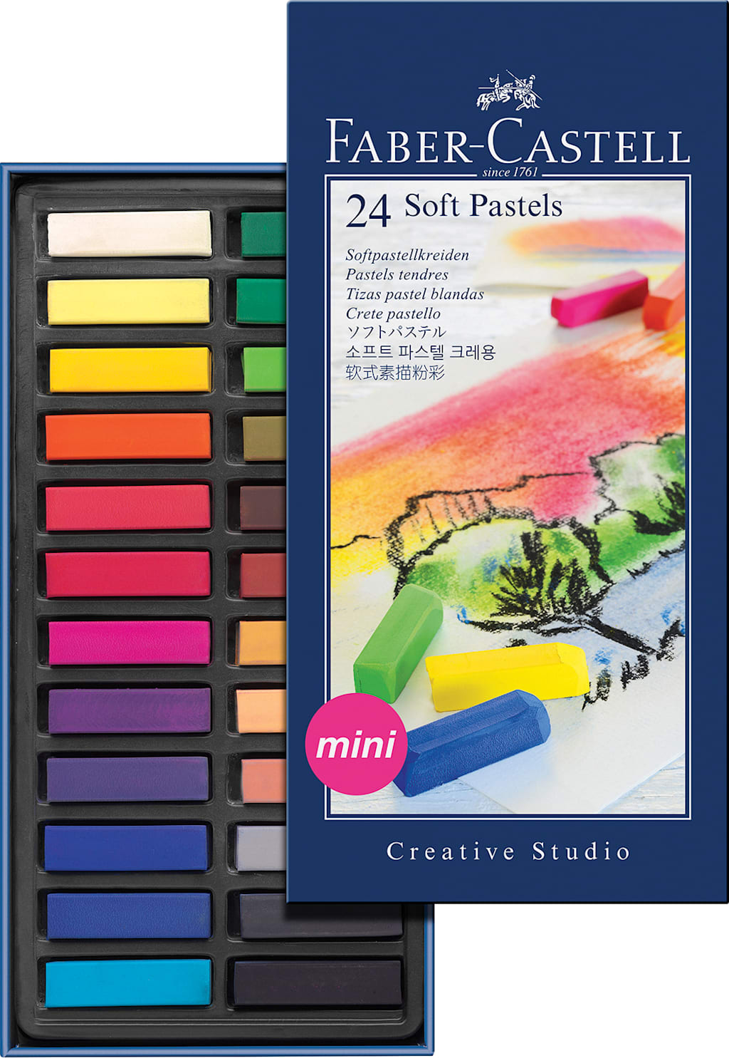 Creative Set Halfstick Soft Pastels/24