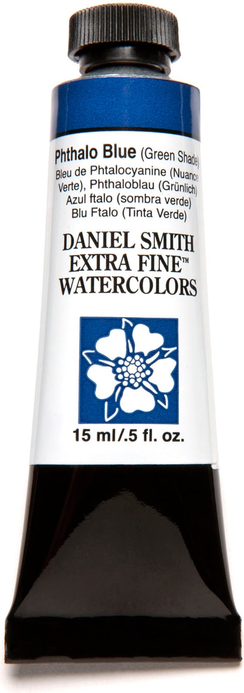 DANIEL SMITH WATERCOLOR 15ML PHTHALO BLUE GREEN SHADE