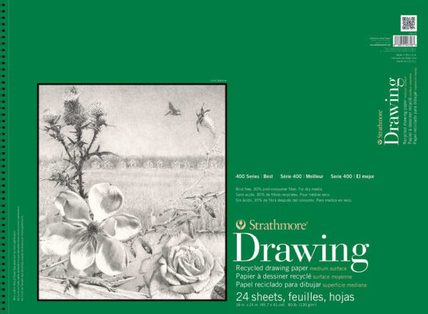 DRAW RCY 80# 18X24 SB 24S