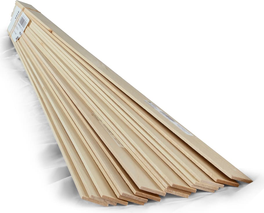 BASSWOOD 1/8X1X24