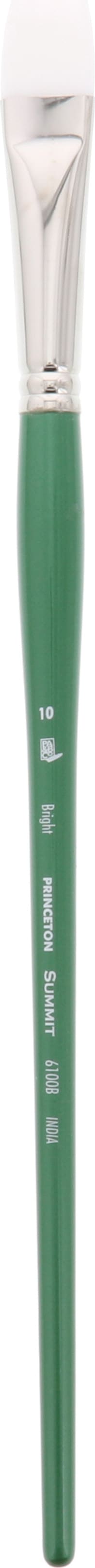SUMMIT WHITE SYNTHETIC BRISTLE BRIGHT 10 LONG HANDLE