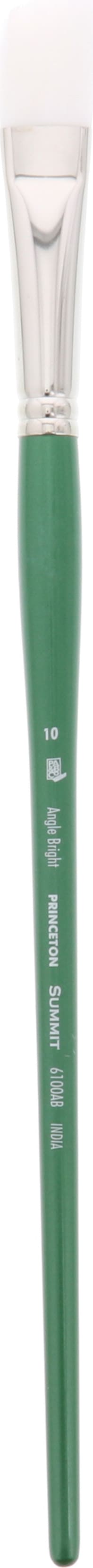 SUMMIT WHITE SYNTHETIC BRISTLE ANGLE 10 LONG HANDLE