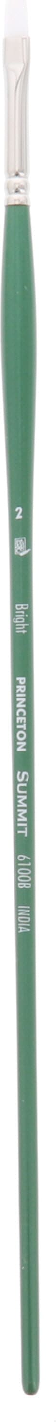 SUMMIT WHITE SYNTHETIC BRISTLE BRIGHT 2 LONG HANDLE