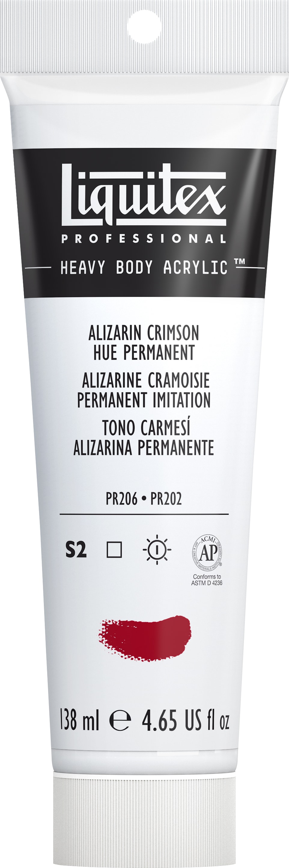 Heavy Body Acrylic 4.65oz Tube Alizarin Crimson Hue