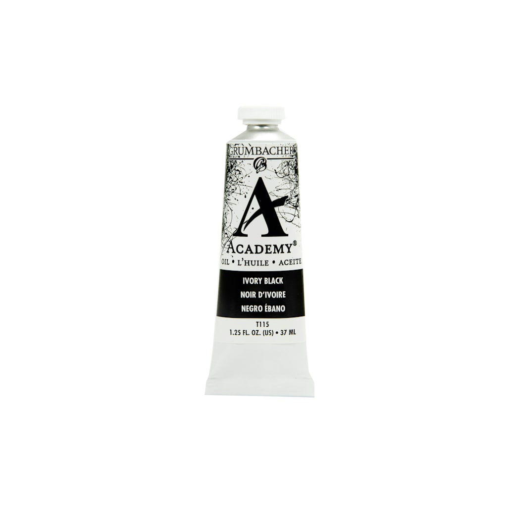 ACADEMY OIL 37ML IVORY BLACK