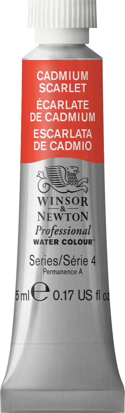 PROFESSIONAL WATERCOLOR 5ML CADMIUM SCARLET