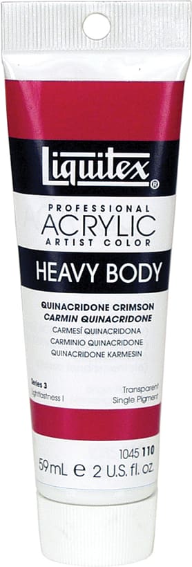 Heavy Body Acrylic 2 oz. Quinacrodone Crimson