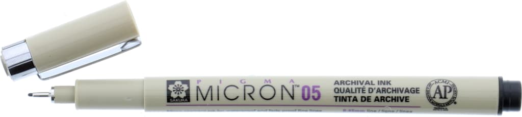 Micron Pen .45Mm Black