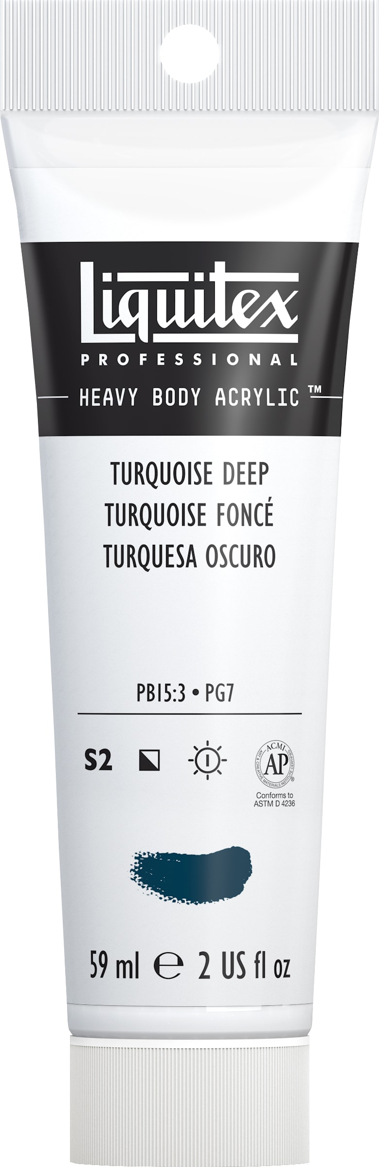 Heavy Body Acrylic 2oz Turquoise Deep
