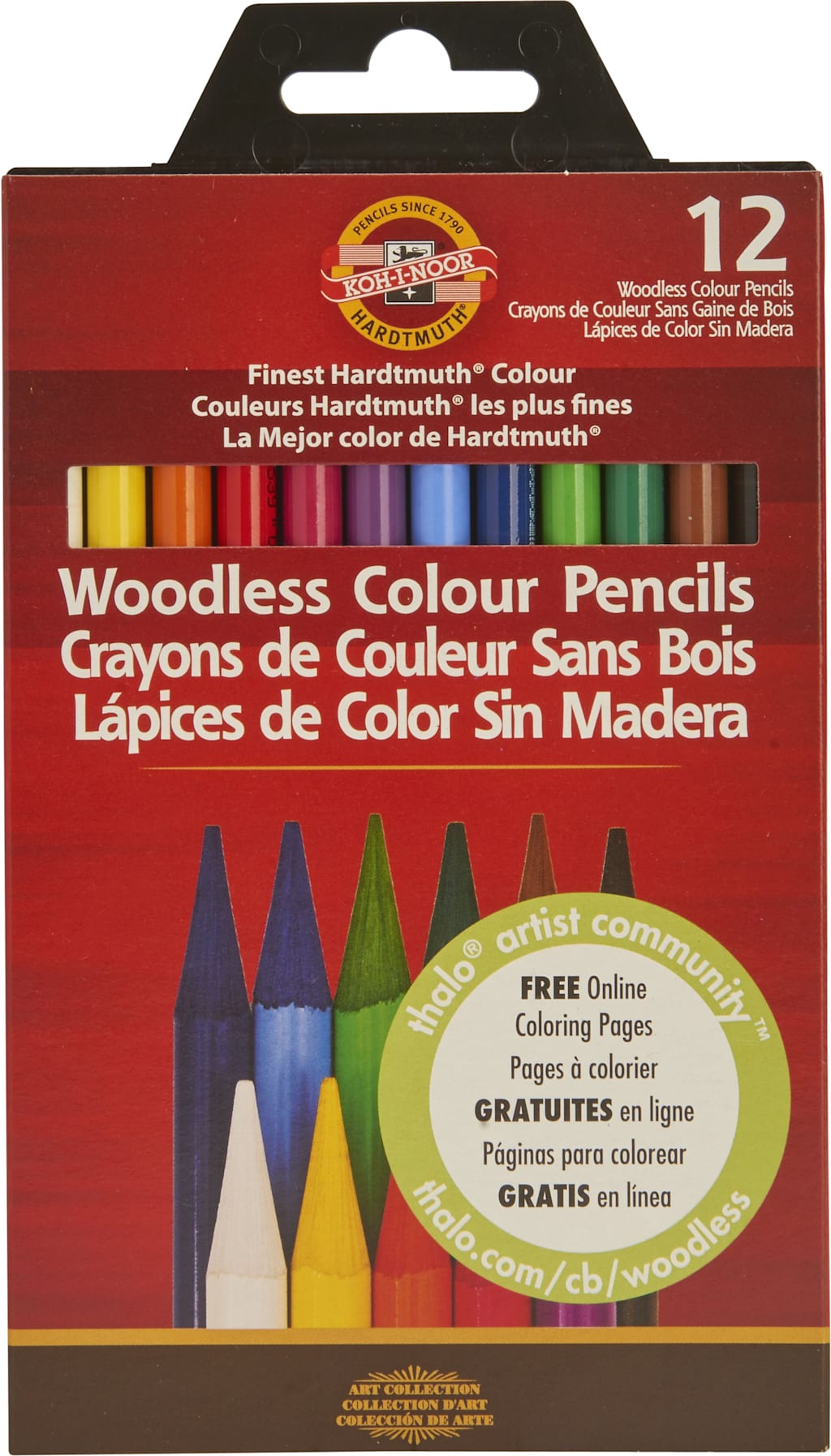 PROGRESSO WOODLESS COLORED PENCIL SET/12