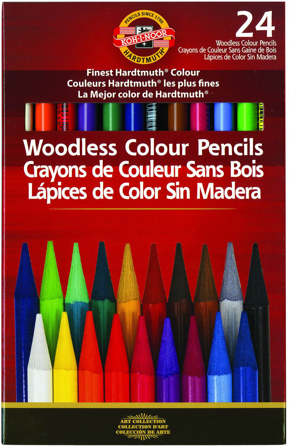 PROGRESSO WOODLESS COLORED PENCIL SET/24