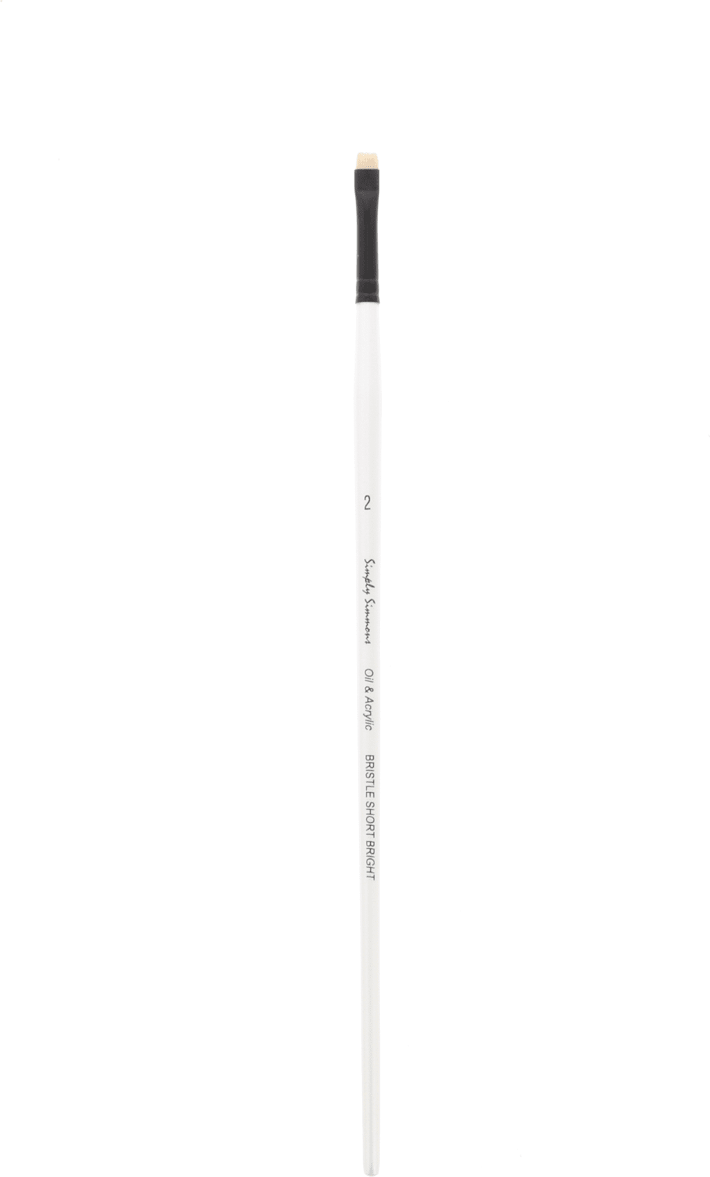 SIMPLY SIMMONS BRUSH BRISTLE BRIGHT 2 LONG HANDLE