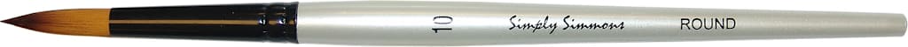 SIMPLY SIMMMONS BRUSH ROUND 10 SHORT HANDLE