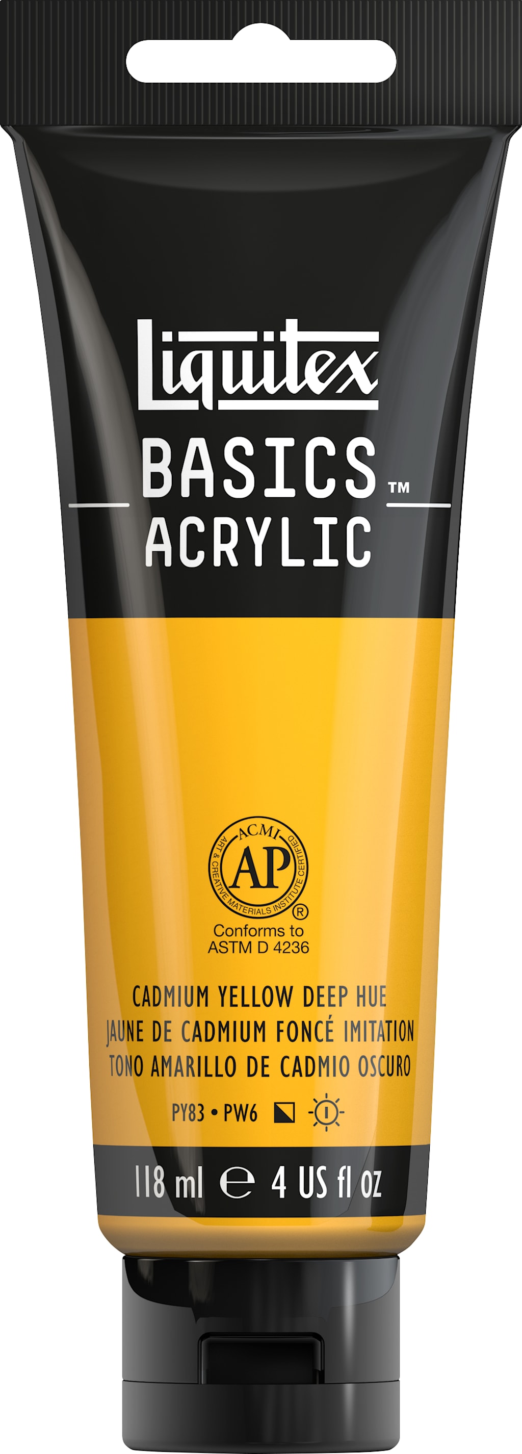 Basics 4oz Cadmium Yellow Deep Hue