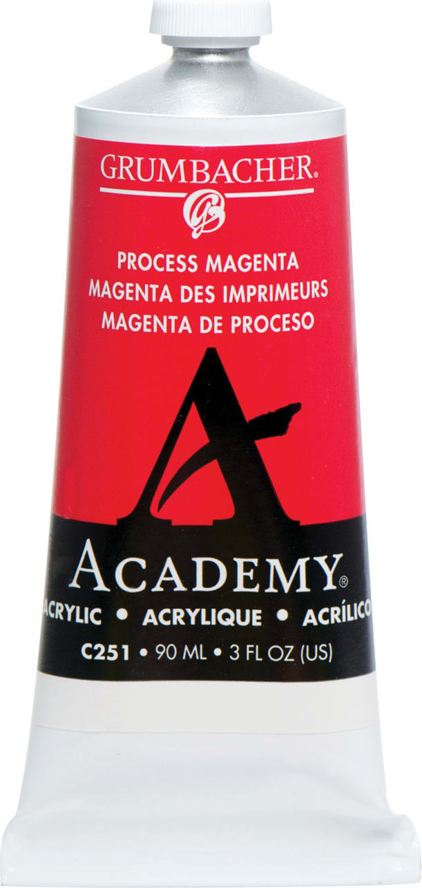 ACADEMY ACRYILC 90ML PROCESS MAGENTA