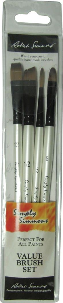 SIMPLY SIMMONS BRUSH WORK HORSE SET 4 PIECE