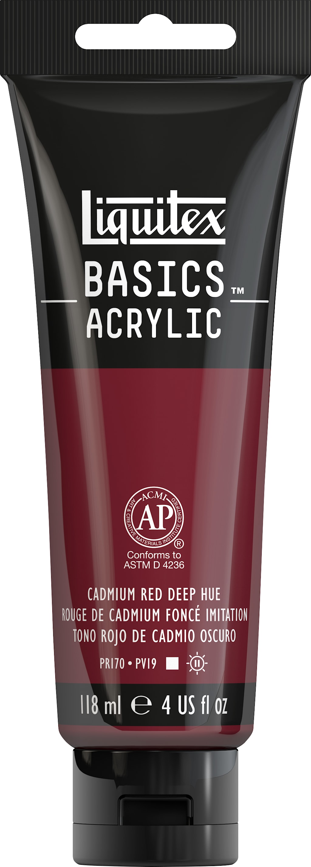 Basics 4oz Cadmium Red Deep