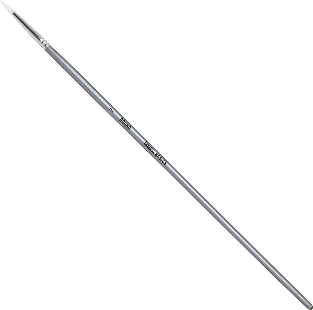 BASICS BRUSH ROUND #2 LONG HANDLE