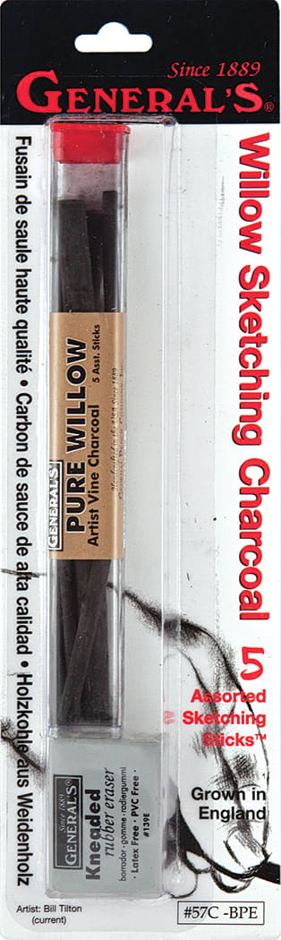 CHARCOAL WILLOW 5/STICK WITH ERASER