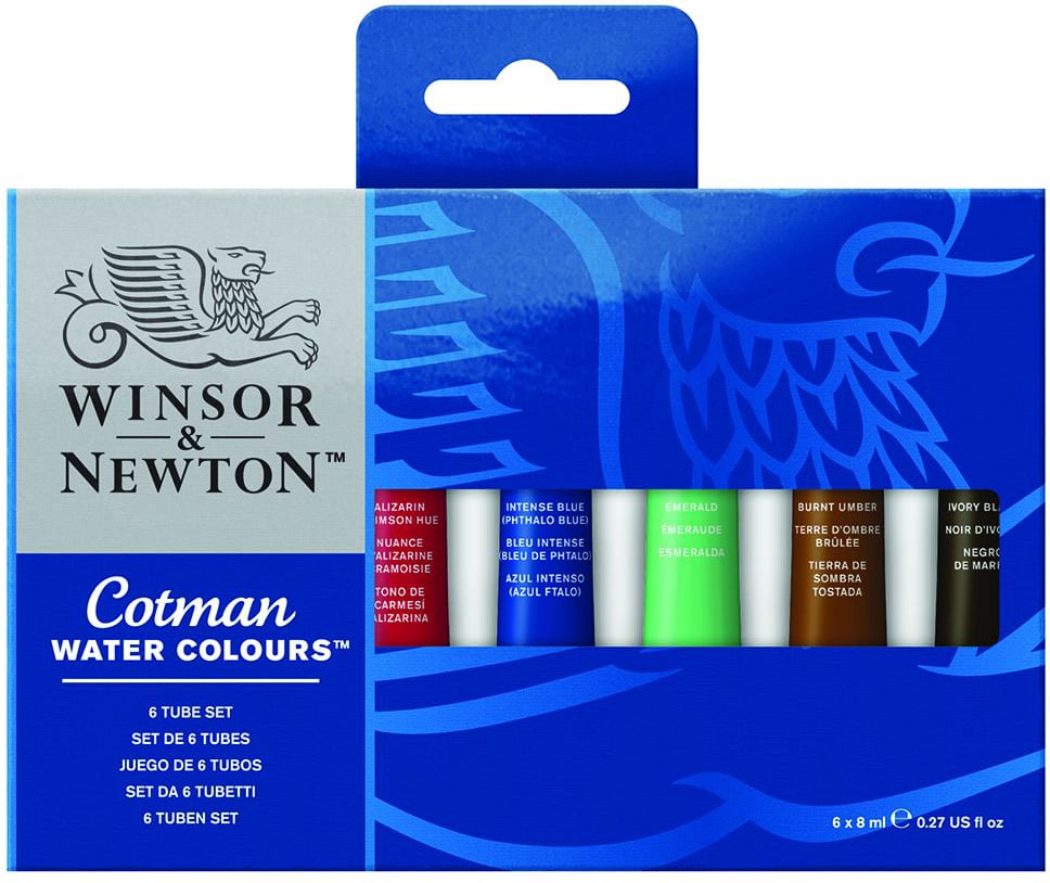COTMAN WATERCOLOR 6 TUBE SET