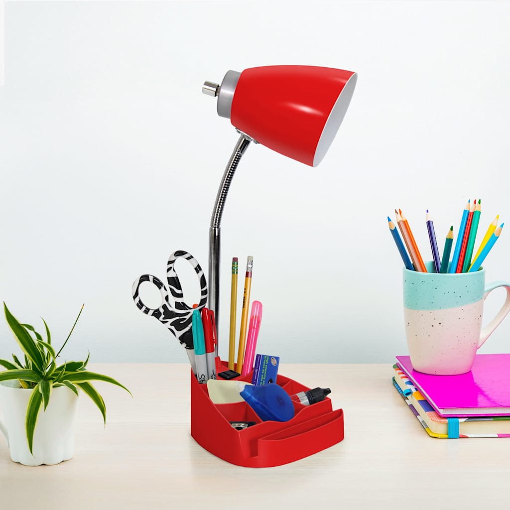 FLEX DESKLAMP OUTLET-RED