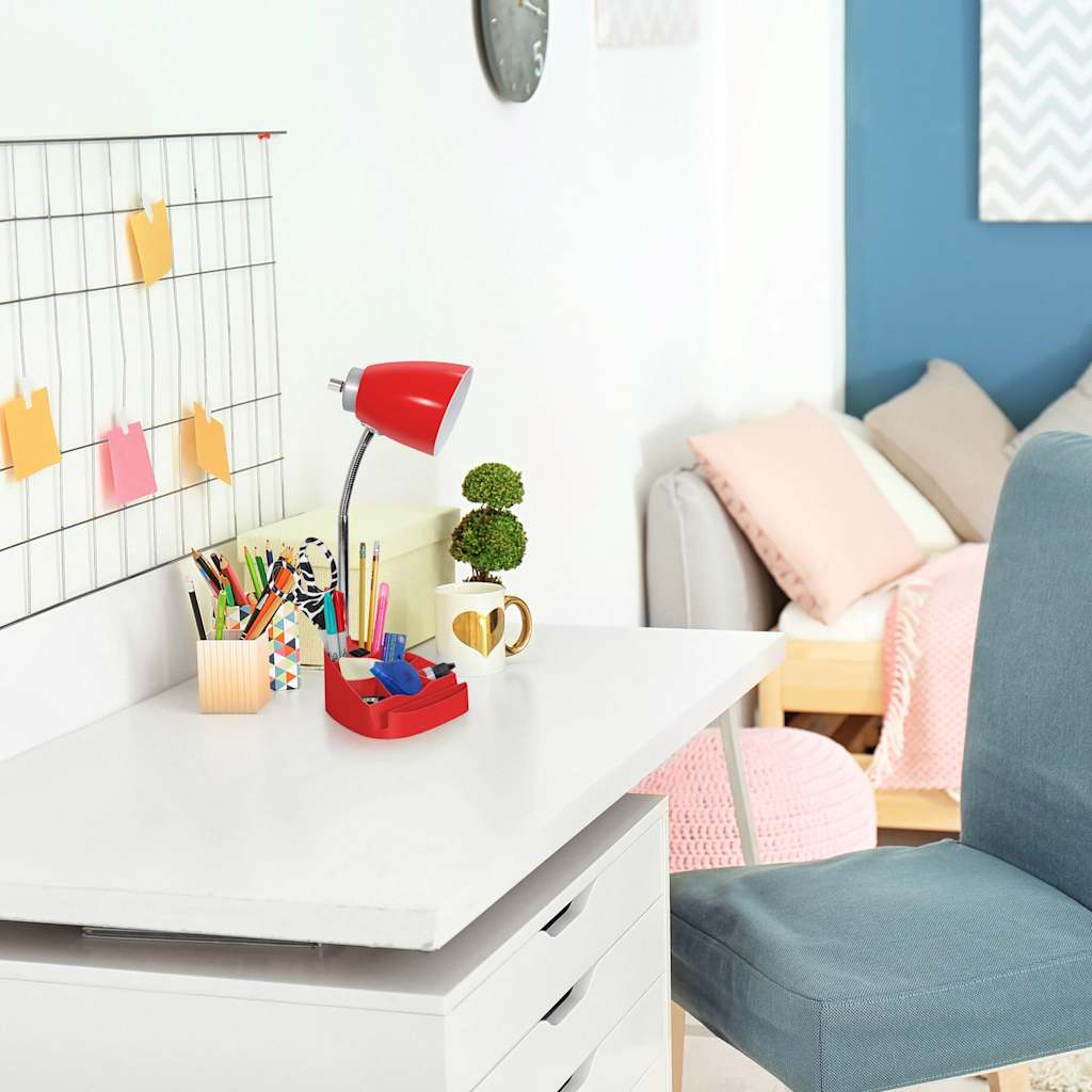 FLEX DESKLAMP OUTLET-RED