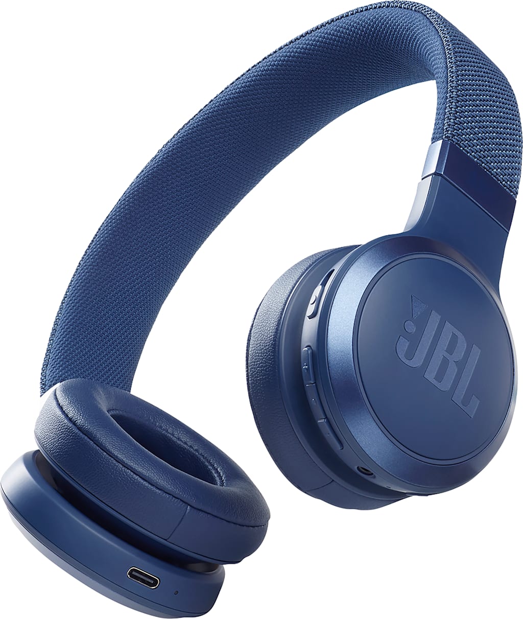 JBL Live 460NC Wireless Noise Cancelling On-Ear Headphones, Blue