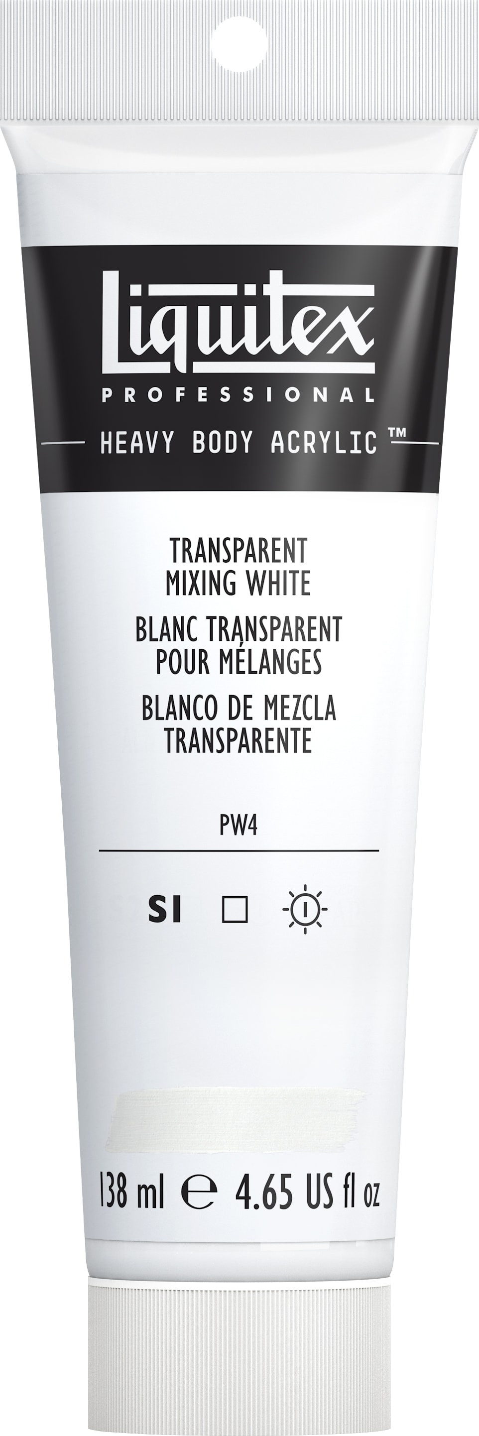 Hb Acrylic 4.65Oz Transparent Mixing White