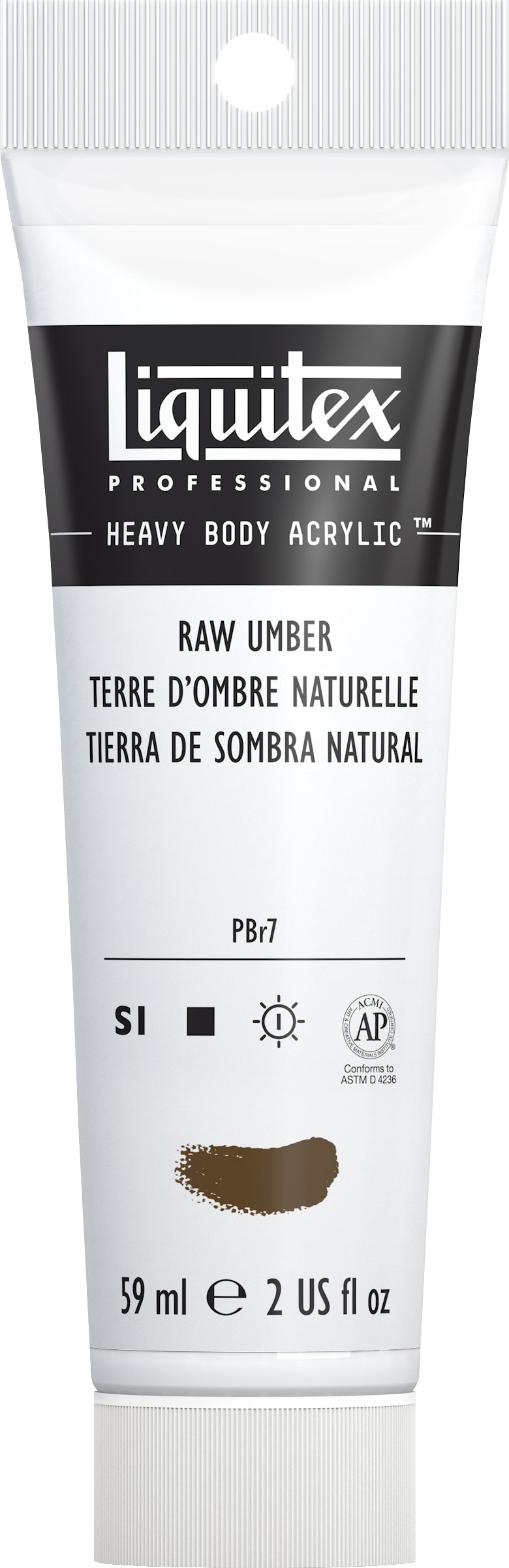 Heavy Body Acrylic 2oz Raw Umber
