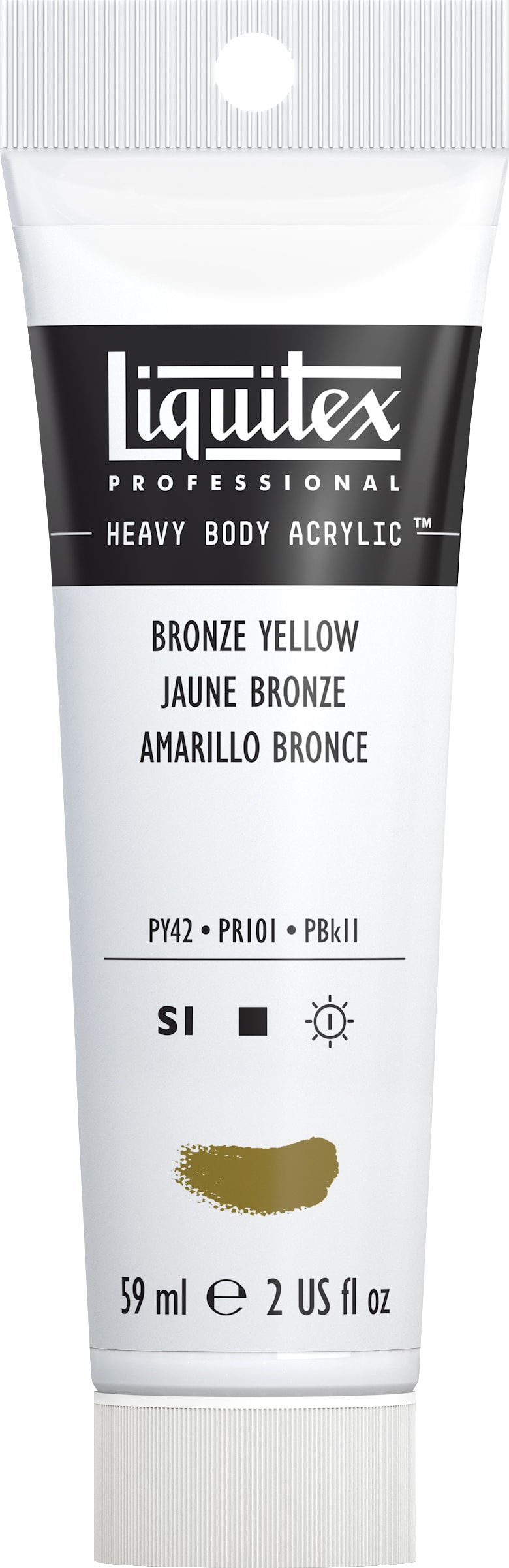 Heavy Body Acrylic 2oz Bronze Yellow