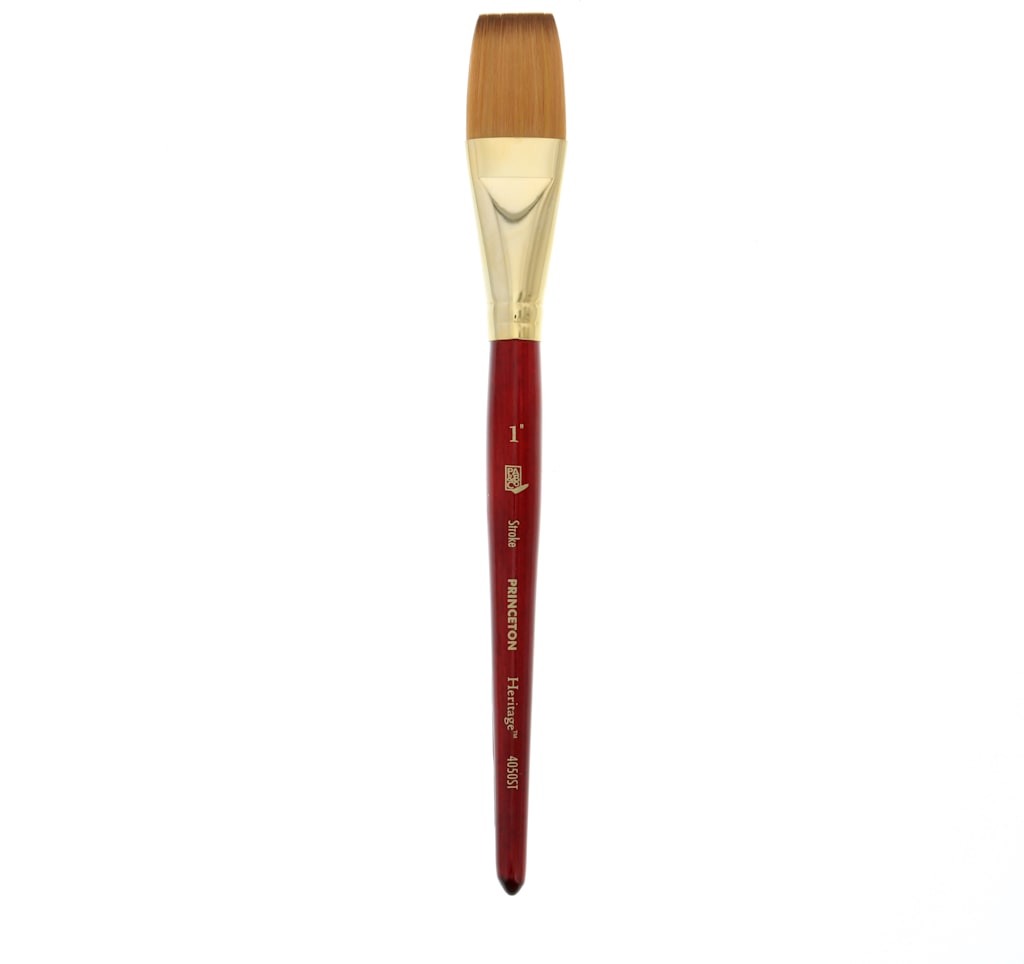 HERITAGE SYNTHETIC SABLE BRUSH WATERCOLOR STROKE 1 INCH