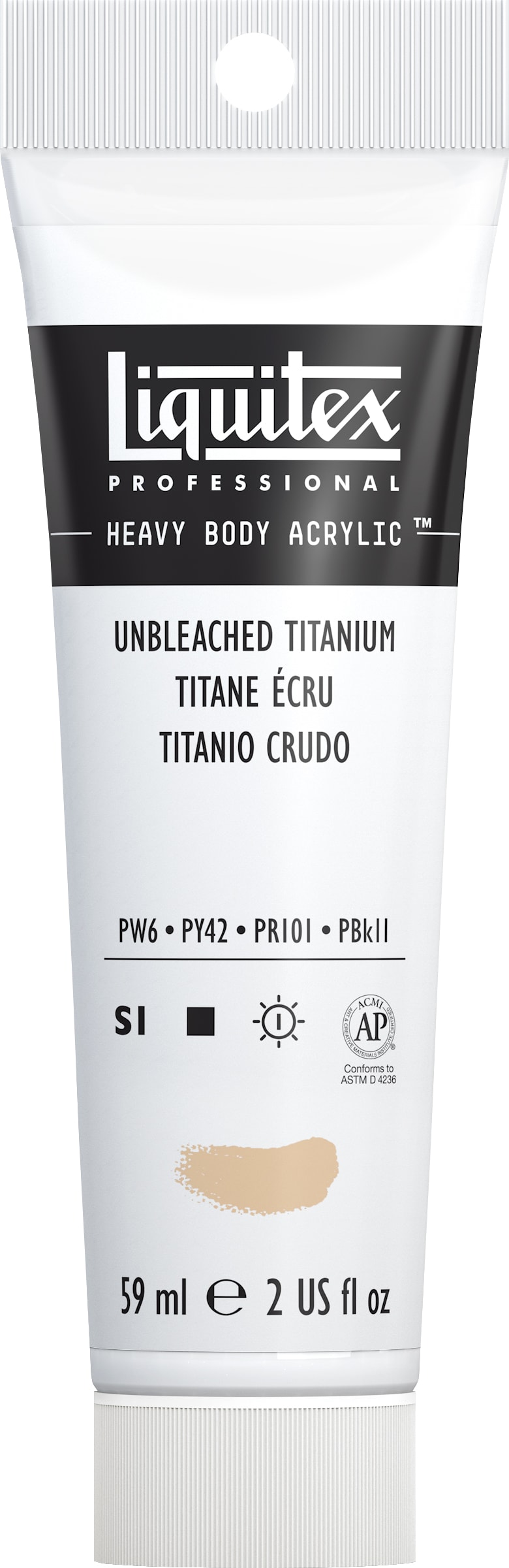 Heavy Body Acrylic 2oz Unbleached Titanium