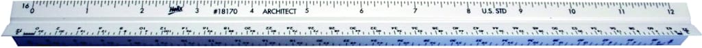 Plastic Architectual Triangle Scale For Students