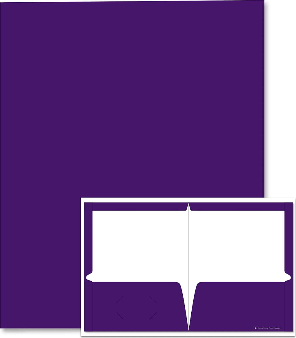 PORTFOL 2PKT LAM PURPLE