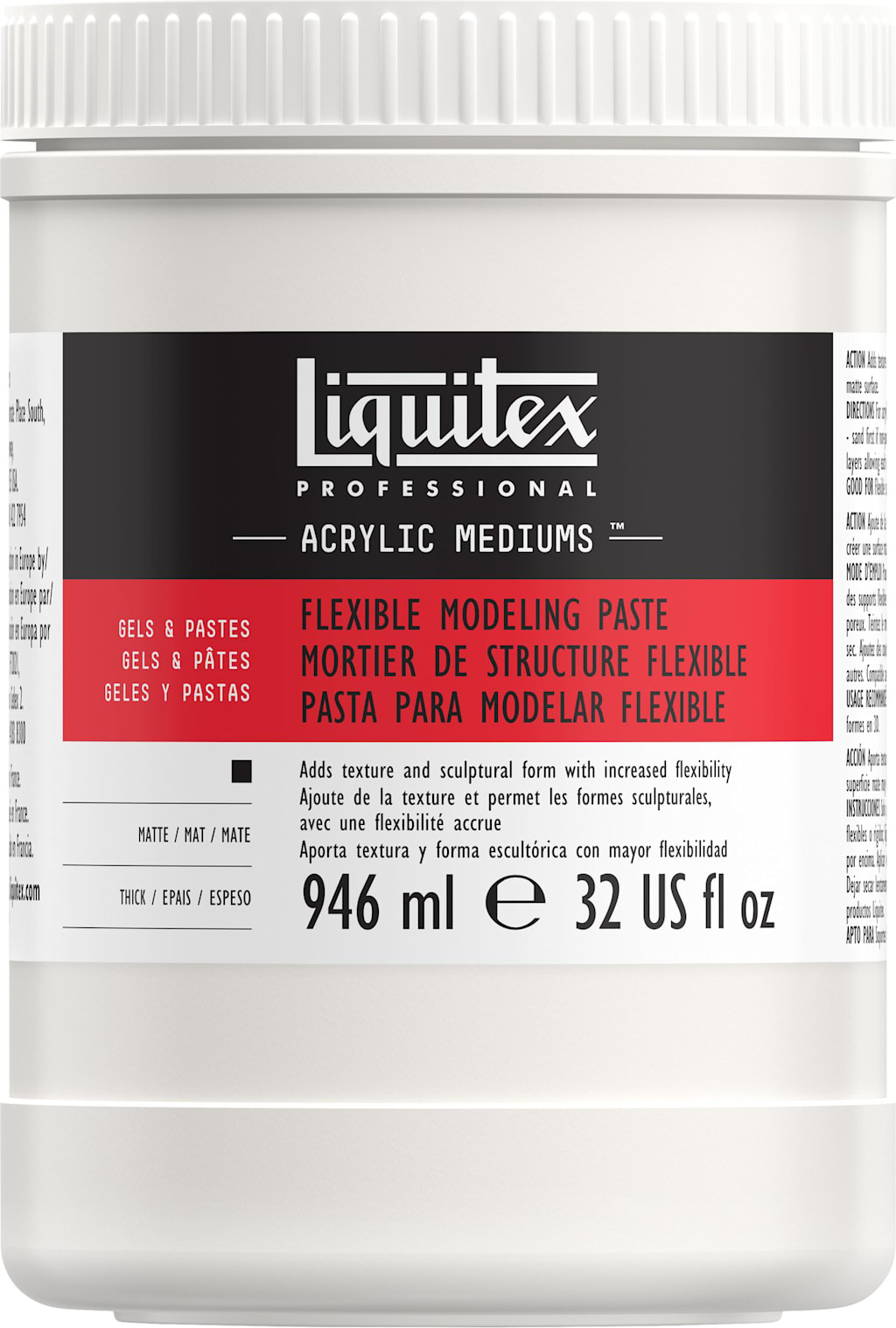FLEXIBLE MODELING PASTE 32 OZ