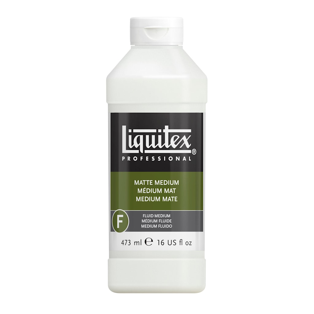 LIQUITEX MATTE MEDIUM 16OZ