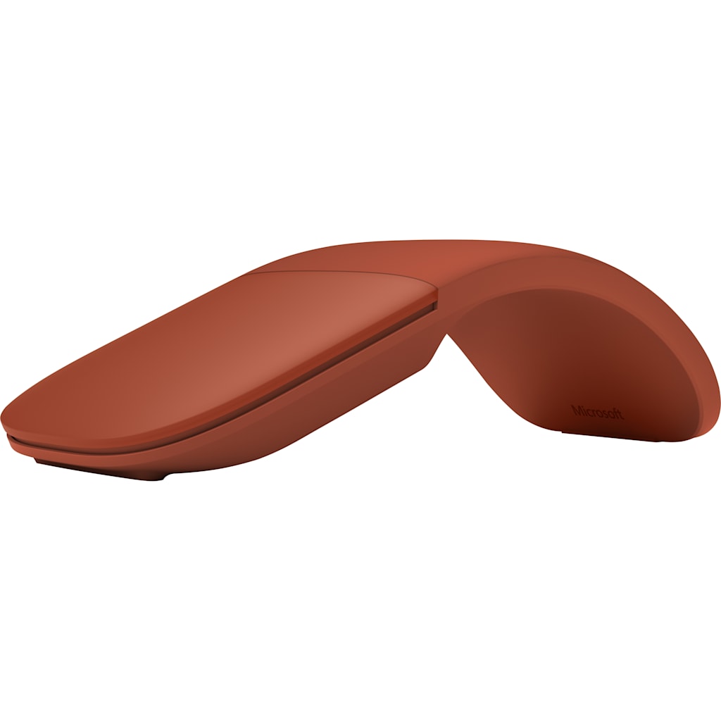 Microsoft Surface Arc Wireless Bluetooth Mouse, Poppy Red - ONLINE ONLY