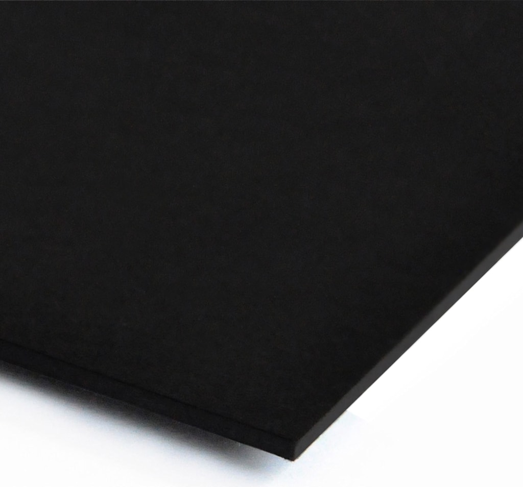 Mounting Board Ultra Black Single Thick Smooth Surface 2 Sided 20X30
