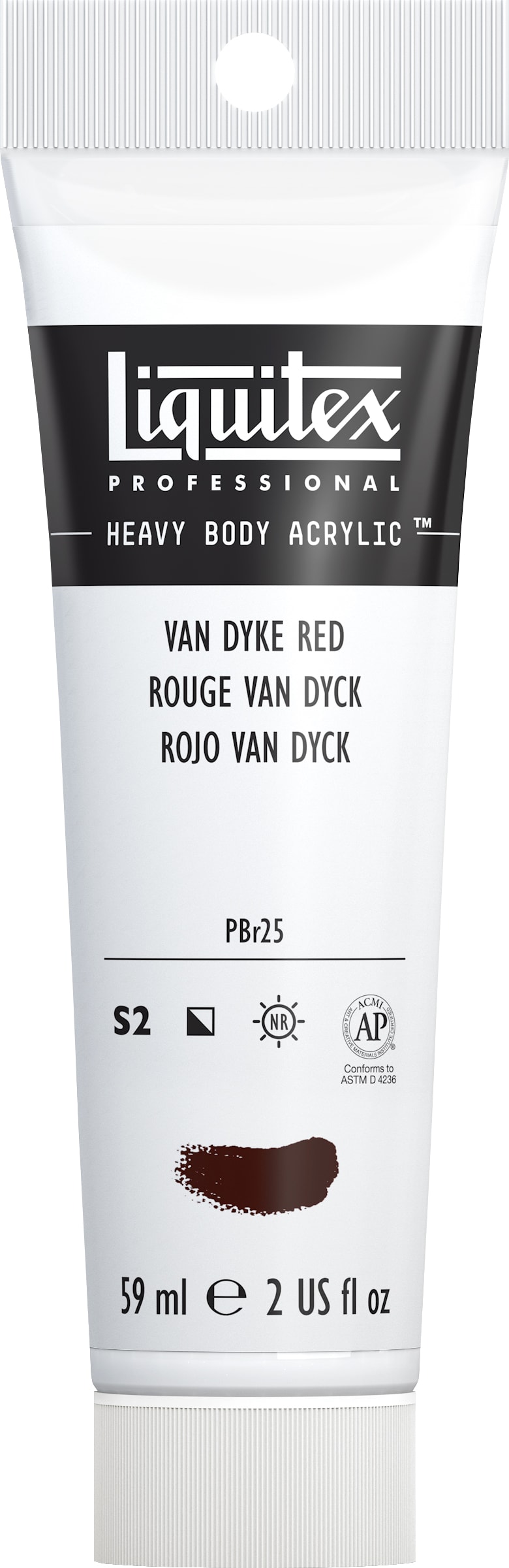 Heavy Body Acrylic 2oz Van Dyke Red