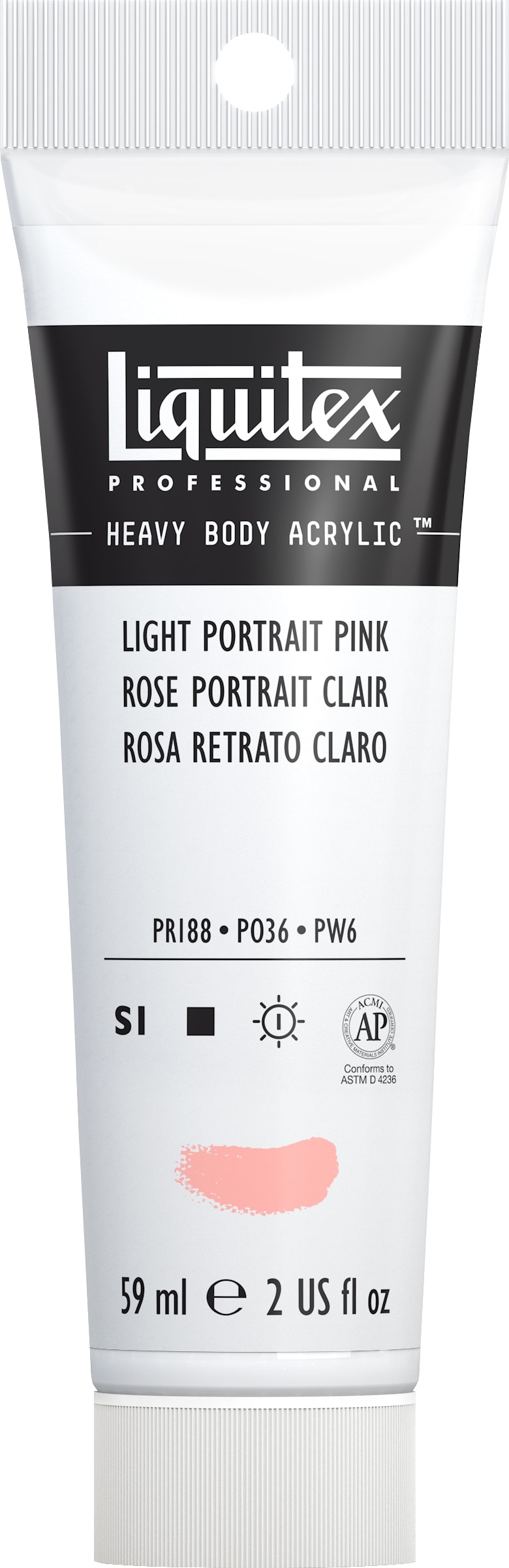 Heavy Body Acrylic 2oz Light Portrait Pink