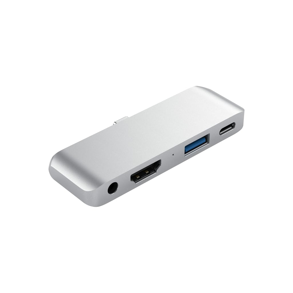 Satechi Aluminum Type-C Mobile Pro Hub, Silver - ONLINE ONLY